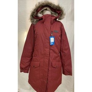 NWT Columbia women omni heat reflective red size M $200
